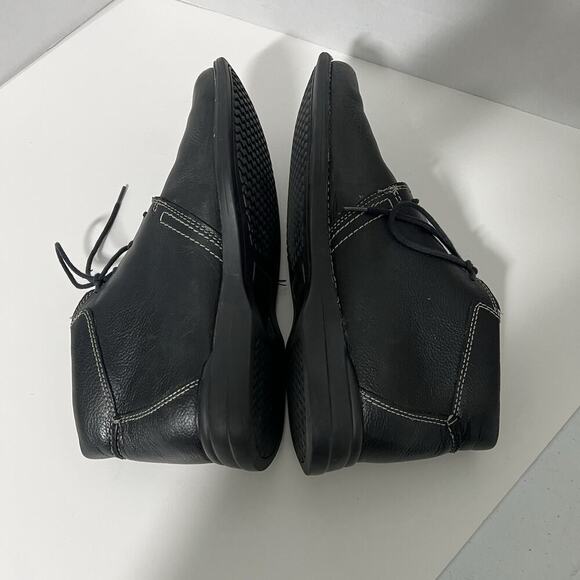 Johnston & Murphy Hunley Plain Toe Chukka Boots Shoes Size 9 M Black Leather - Picture 7 of 11